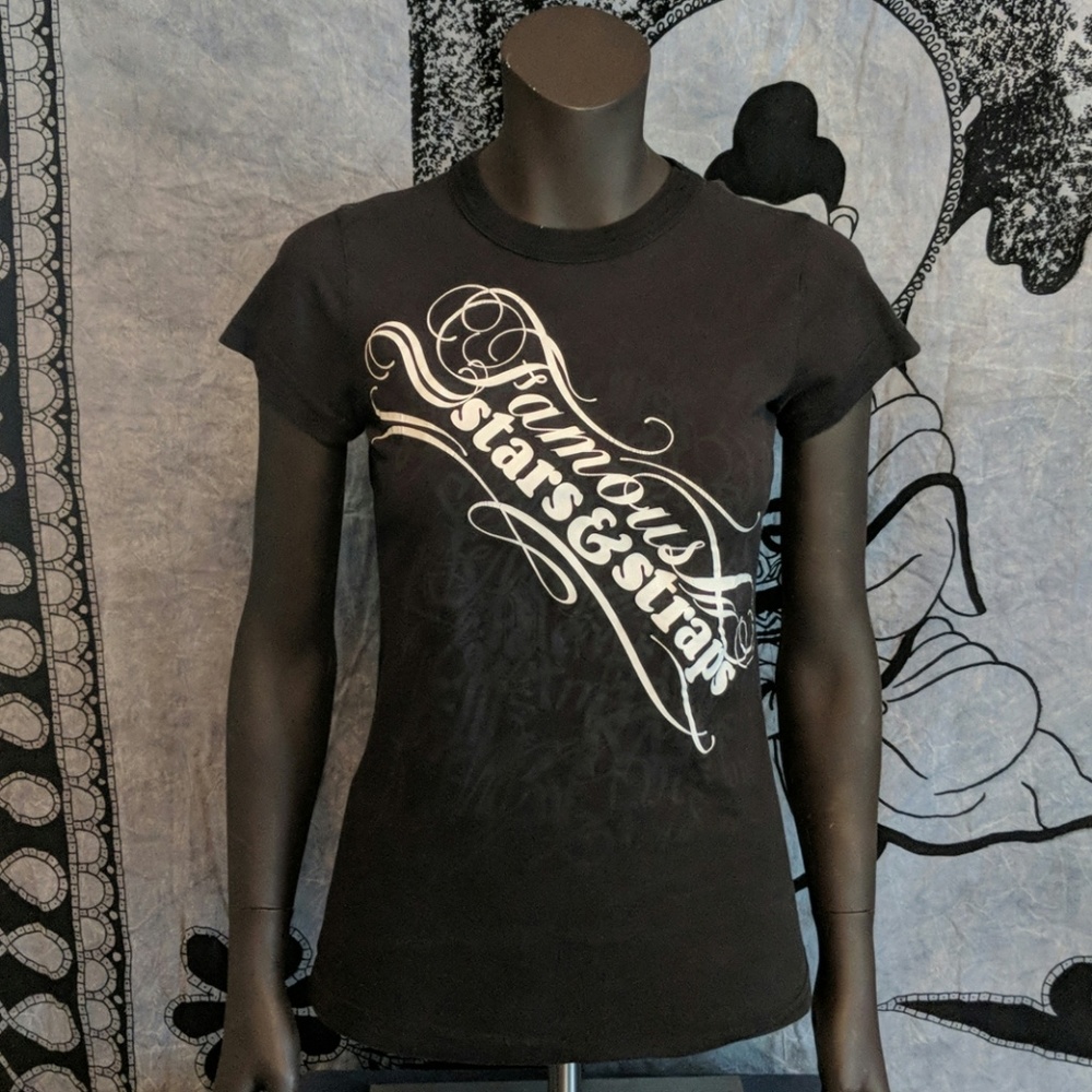 Famous Stars and Straps Black Tee PacSun